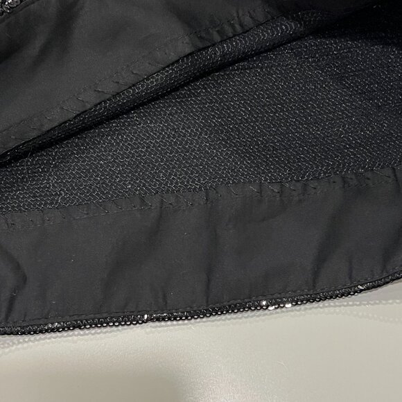 Maje Women's Black Mini Sequin Wide Leg Cropped Pant, 6 - Picture 7 of 9